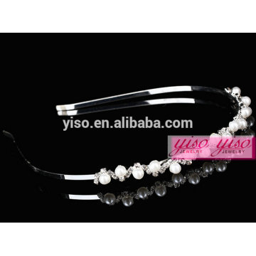 best sale custom crystal and pearl fashion hair jewelry